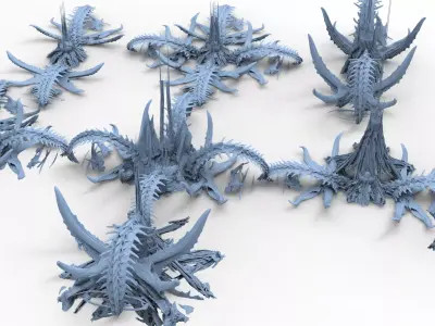 Kraken Under Ocean Temple collection  3D model