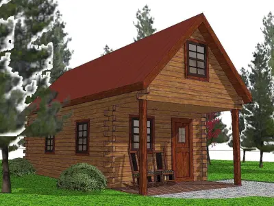 Creative Design-Holiday Cabin-060 3D model