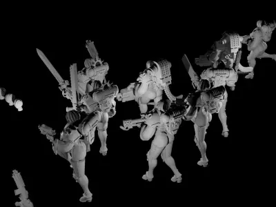 Mommies of Battle 2 3D print model
