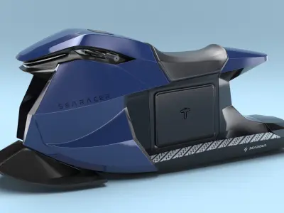  Searacer Jet Ski Blue 