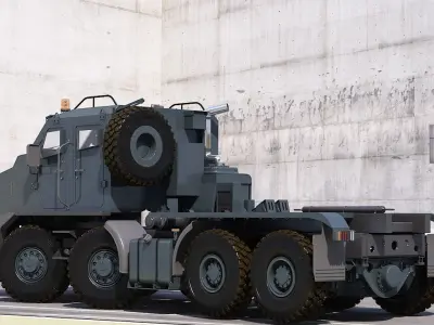 Custom vehicle made in 3d 3D model