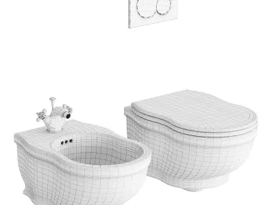 GSG Ceramic Design Time Wall-Hung WC 3D model
