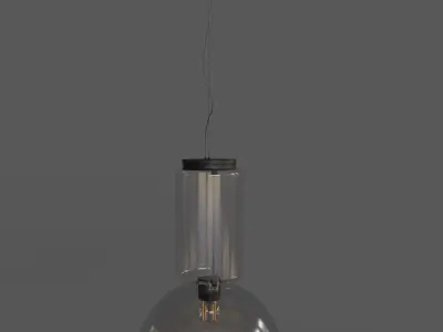Flos - Noctambule Suspension 1 Low Cylinder and Bowl Low-poly 3D model