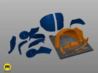 Mass Effect N7 Helmet 3D print model