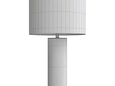 Chelsea House Gray Marble Column Table Lamp Low-poly 3D model