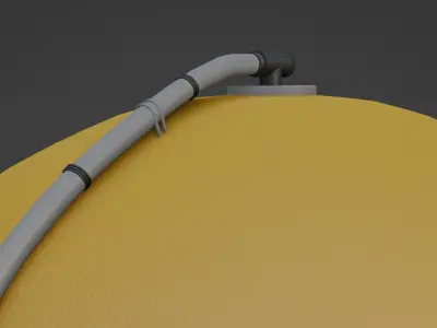 EUS - SLS second stage 3D model