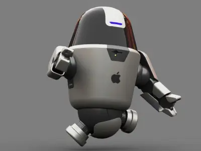 APPLE UTILITY BOT Rigged 3D model