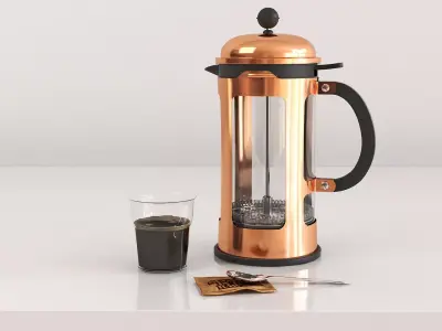 BODUM Chambord French Press Coffee Maker 3D model