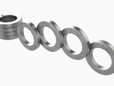 Metal knuckle foldable  3D model