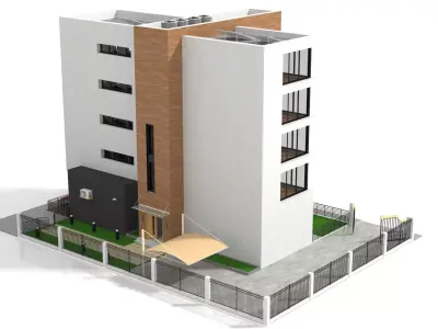Office Building  3D model