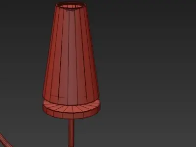 Marcel 6Lt Chandelier White 3D model purchase
