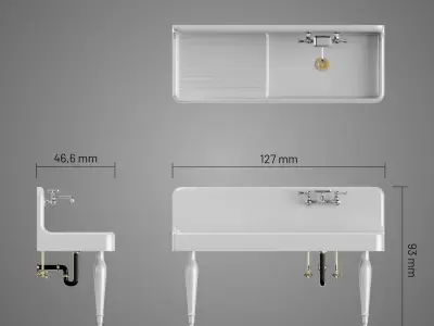 Kitchen sink - 3D printing 3D print model