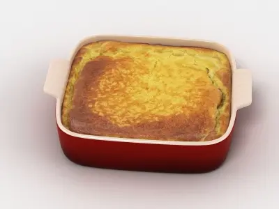 Casserole Dish 2 3D model
