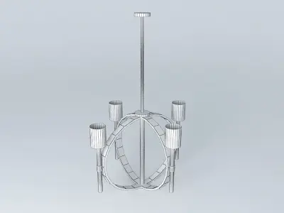 Hinkley Lighting Margeaux 5 Light Chandelier Free 3D model