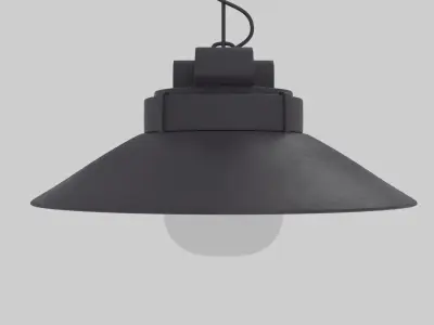 Industrial Hanging Light  3D model