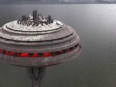 Space Station Empire Version 3D model