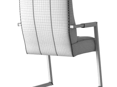 Sergio armchair by PMP furniture Low-poly 3D model