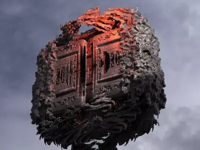 Dantes Inferno Hell Cube 11 3D model
