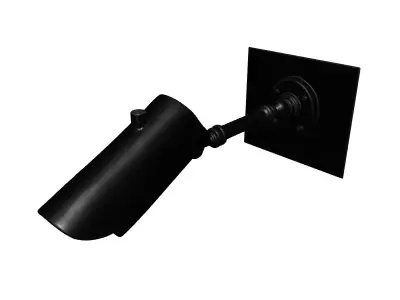 Modern Security Camera 3D Model Low-poly 3D model