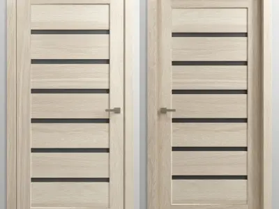 Interior doors set 3D model
