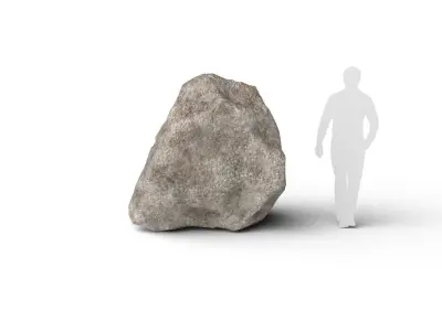 Rock M05A Low-poly 3D model