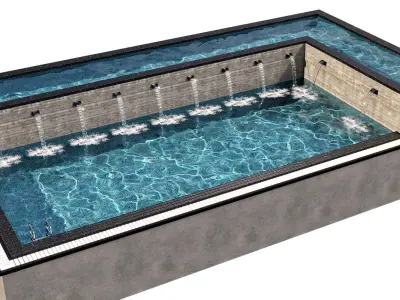 SWIMMING POOL NO44 A 3D model