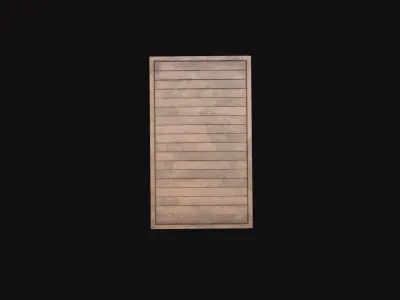 Stall Low-poly 3D model