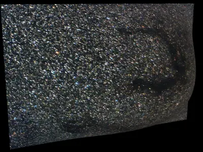 Letter E Nebula 3D model