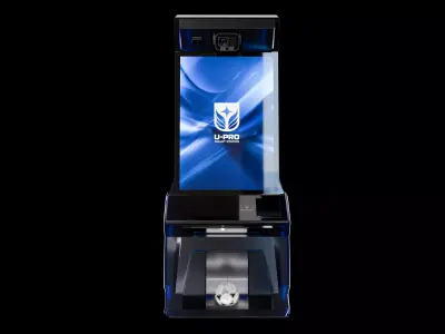 Kiosk football sports 3D model