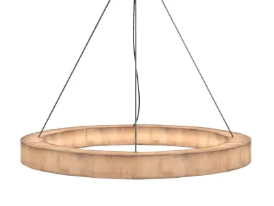 Rivage Round Chandelier 40in 3D model