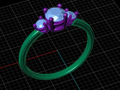 wedding ring Free 3D model purchase
