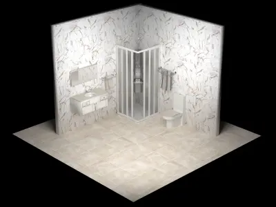 Bathroom 4  3D model
