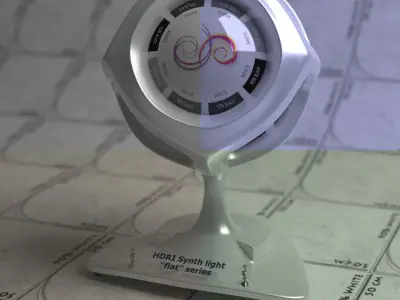 Flat 1x1 Square 4k Synth HDRI Texture