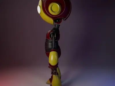 Stylized 3D Robot Model 3D model