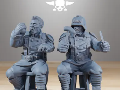 GrimGuard Holiday Feast 3D print model