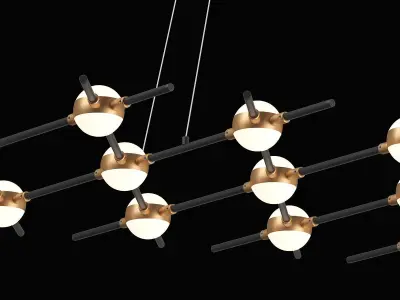 745347 Bergamo Lightstar Pendant chandelier 3D model