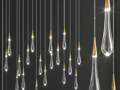 The pour lights 3D model