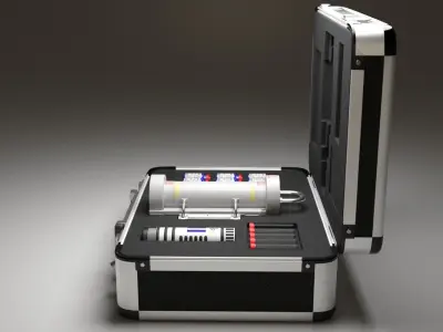 Biohazard Briefcase 3D model