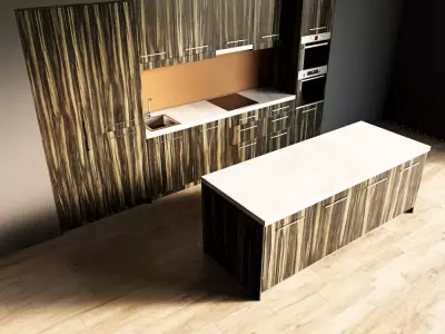 91-Kitchen7 texture 8 3D model