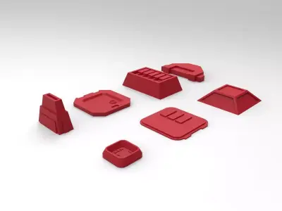 scifi kitbash project 2 3D print model