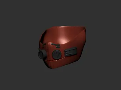 helmet high poly sculpt 3d printable 3D model