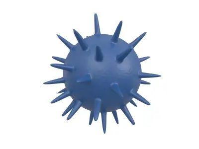 Virus v3 001 Low-poly 3D model