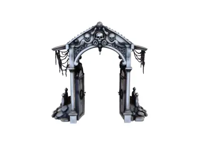 Haunted Entrance 3D model