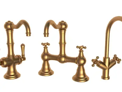 kitchen taps 3D model