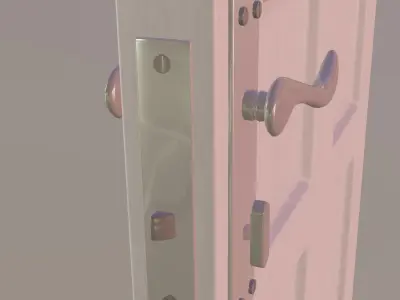 White Door 3D model order