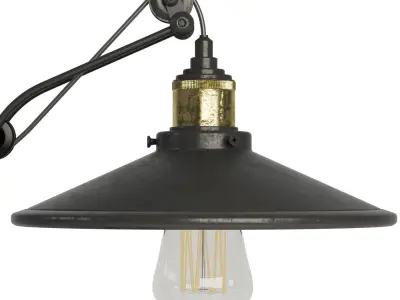 Industrial  Loft Crane 2 3D model