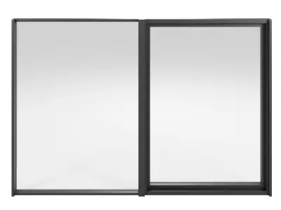 Balcony Door and Windows 01 3D model