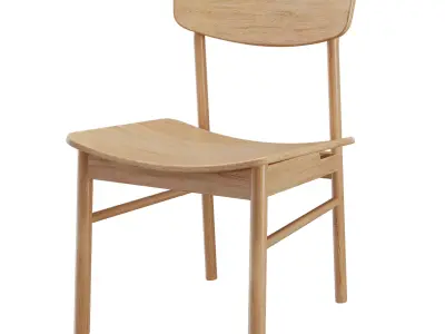 Round Chair by Muji 3D model