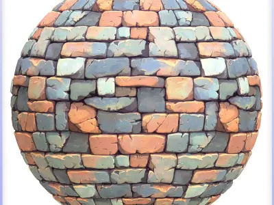 Stylized Wall Seamless Texture Texture 12
