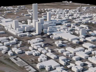Oklahoma City - USA 3D model